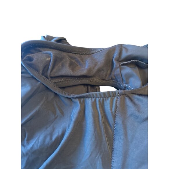 Miraclesuit Womens One-Piece Swimsuit Size 14 Black Nylon & Lycra Blend - Picture 8 of 8